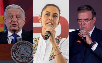 López Obrador rechazó que la Secretaría del Bienestar haga 'acarreo' en favor de Claudia Sheinbaum, como acusó Marcelo Ebrard. (ESPECIAL)