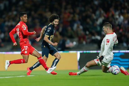 'Chino' Huerta fue quien anotó el único gol de los Pumas. (EL UNIVERSAL) 