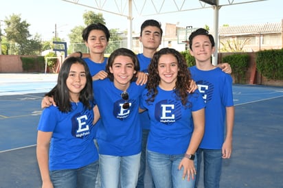 Valentina González, Mauricio Tejada, Bruno Hurtado, Bernardo Cepeda, Julia Arias y Diego (EL SIGLO DE TORREÓN/RAMÓN SOTOMAYOR)