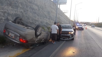 Los hechos se registraron sobre la carretera Monterrey - Saltillo.