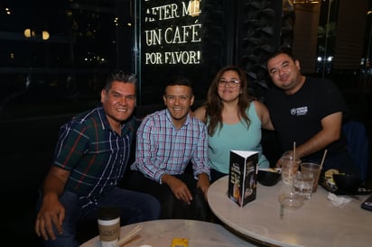 Edgar Corral, Víctor García, Roxana Segura y Carlos Lara (EL SIGLO DE TORREÓN/ENRIQUE CASTRUITA)