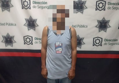 Los agentes ingresaron al lugar y realizaron la detención del hombre.