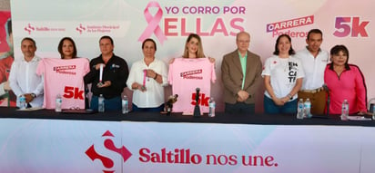 Anuncian Carrera Poderosa 5K en Saltillo a beneficio de mujeres con cáncer