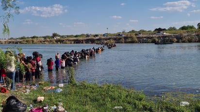 La mayoría de los migrantes son originarios de Venezuela. (Foto: RENÉ ARELLANO / EL SIGLO COAHUILA)