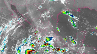 El Servicio Meteorológico Nacional pronostica lluvias puntuales muy fuertes en 8 estados.