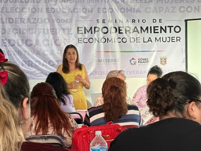 En el seminario se abordan temas como empoderamiento económico, educación financiera y manejo de negocios. (CORTESÍA)