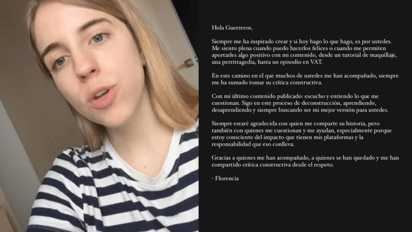 Florencia Guillot responde a polémica por 'grooming' en Instagram