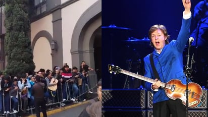 Fans de Paul McCartney le llevan serenata horas antes de su concierto en el Foro Sol