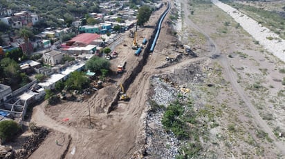 El avance global de las obras de Agua Saludable para La Laguna es de un 77 por ciento, según la Conagua. (FOTOS: VERÓNICA RIVERA)