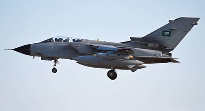 El incidente tuvo lugar durante una misión de entrenamiento en la base aérea Rey Abdelaziz. (FOTO DE REFERENCIA)