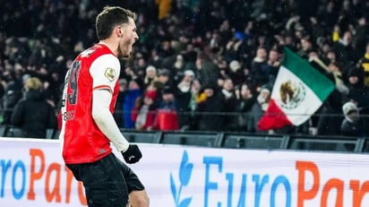 El gol anotado por Santiago Giménez ante el Volendam, en la decimoquinta jornada de la Liga de los Países Bajos, sitúa al delantero mexicano del Feyenoord como el máximo anotador en historia de la competición en un año natural, en el 2023, con 31 goles, uno más que el uruguayo Luis Suárez. (FOTO: Instagram)