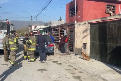 Un calentador eléctrico en la planta baja del hogar registró un corto circuito.