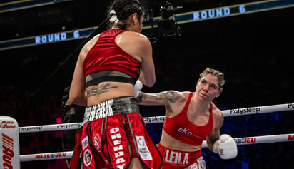 Las acciones fueron parejas en el Centre Videotron de Quebec City, pero el fallo fue a favor de la púgil canadiense (EYE OF THE TIGER PROMOTIONS)