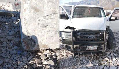 El accidente se registró en punto de las 8:40 de la mañana de este sábado sobre la carretera que conduce de la localidad denominada Puente la Torreña. (EL SIGLO DE TORREÓN)