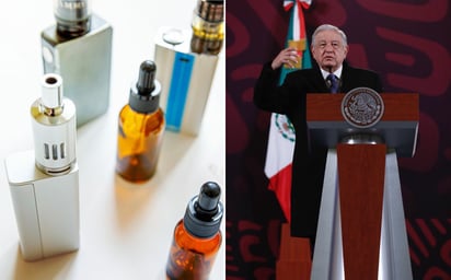 El presidente López Obrador planea presentar una propuesta de reforma para prohibir los vapeadores en México.