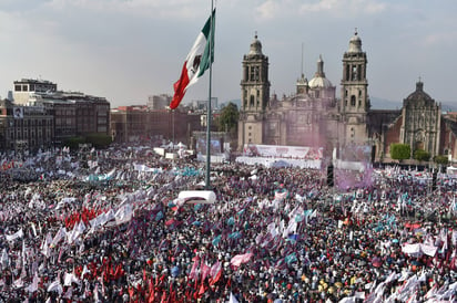 Los ánimos en la capital del país se tornaron de fiesta para aquellos que simpatizan con la autodenominada Cuarta Transformación.