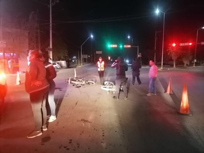 Motociclistas accidentados. (EL SIGLO DE TORREÓN)