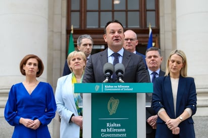 Leo Varadkar, ex primer ministro irlandés y líder del democristiano Fine Gael. (EFE)