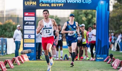 Los seleccionados nacionales, Duilio Carrillo y Manuel Padilla, finalizaron su participación individual. (CORTESÍA)