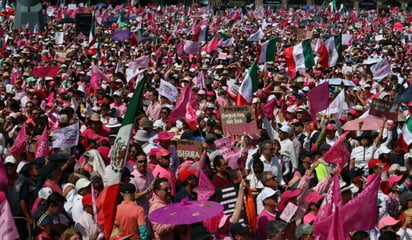 ¿Cuál es el significado del color y de la marcha 'Marea Rosa'?