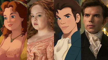 Así se verían los personajes de Bridgerton como personajes animados de Disney