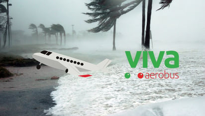 Viva Aerobús lanza advertencia sobre vuelos en Torreón, Monterrey y Houston por el potencial ciclón tropical