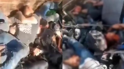 Localizan 19 cuerpos dentro de un camión de volteo en Chiapas