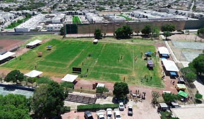Rehabilitan cancha de la Unidad Deportiva Gómez Palacio, ¿cuáles fueron los cambios?