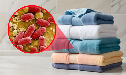 Bacterias que se alojan en tu toalla de baño y no sabías