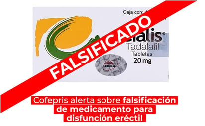  Medicamento Cialis falsificado (ESPECIAL)