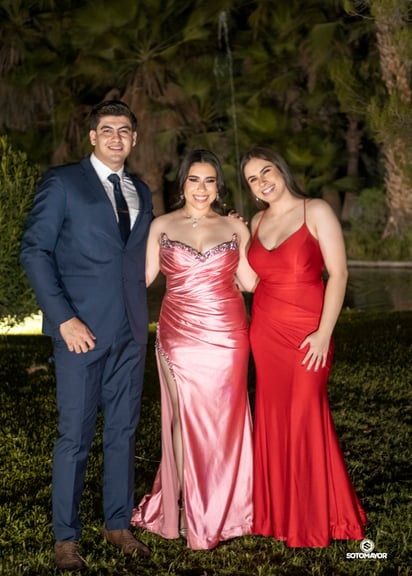 José Pablo González, Ximena Zermeño y Roxana López.