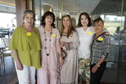 Kitty de Nava, Lupita de Murra, Diana Quiñones, Lupita Lara y Marisa Zavala (EL SIGLO DE TORREÓN / GABRIEL ESCOBAR)