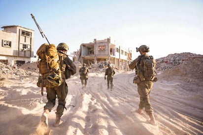 Soldados israelíes en la Franja. (ARCHIVO)