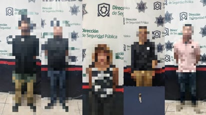Cinco detenidos por amenazas y portación de arma blanca en Torreón