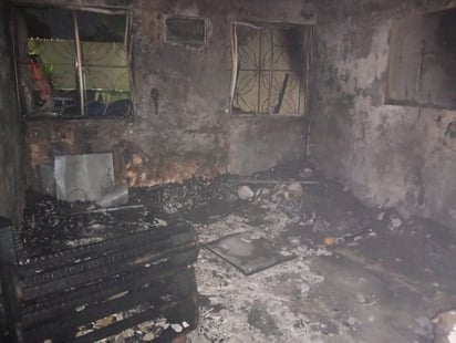 Muere perrito calcinado en incendio de vivienda registrado durante la madrugada
