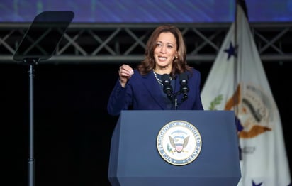 La vicepresidenta de Estados Unidos, Kamala Harris. (ARCHIVO)