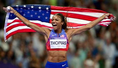 La estadounidense Gabrielle Thomas medalla de oro en 200 metros