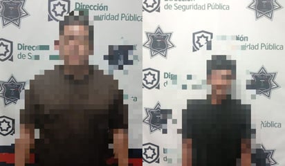 Aseguran a dos hombres con vehículo y motocicleta robados