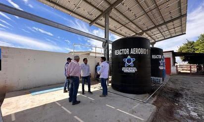 La planta tratadora de agua en el Rastro Municipal tiene varios componentes esenciales para su funcionamiento eficaz. (CORTESÍA)