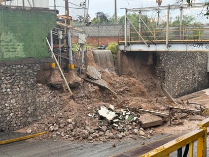 Colaboran Peñoles y Ferromex con el Ayuntamiento para reparar paso a desnivel Comonfort