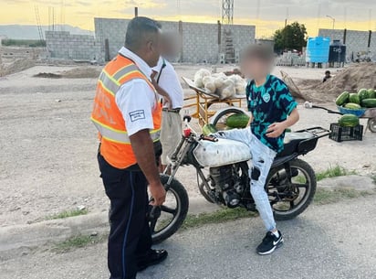 Persiste uso de motos por menores de edad en Torreón; van 107 casos en cinco meses