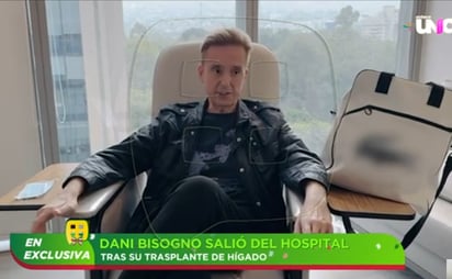 Daniel Bisogno reaparece tras recibir un trasplante de hígado