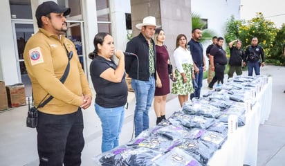 Entregan uniformes a policías de Francisco I. Madero