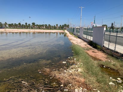 'Lluvia estancada', la ubicada entre nuevo ISSSTE y Hospital General de Torreón