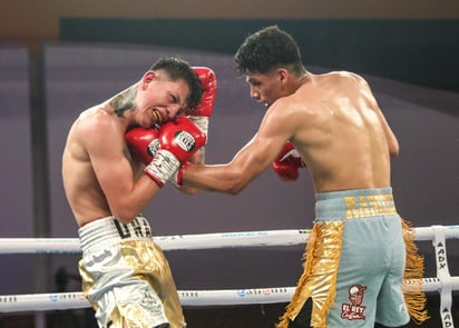 El boxeador local Javid Ramírez (der), combatirá por tercera ocasión en la Comarca Lagunera, aunque será la primera ocasión que lo haga en la pelea estelar de una velada transmitida a nivel internacional.