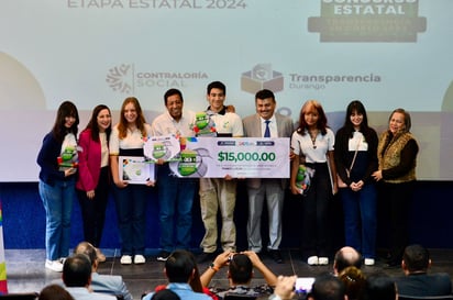 Durango reconoce a jóvenes creativos en el Concurso Estatal de Transparencia en Corto 2024