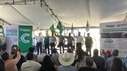 Arrancan rehabilitación de la plaza principal de Matamoros, primera etapa de mejoramiento del Centro Histórico