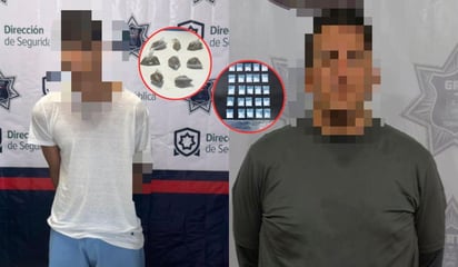 Aseguran a dos con dosis de cristal y marihuana en calles de Torreón