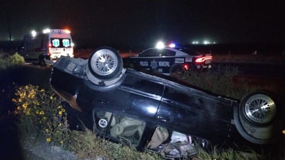 Accidente vial en Ramos Arizpe. 