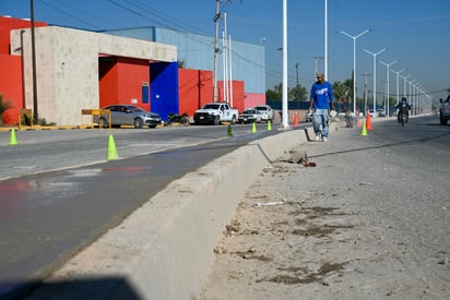 Obras públicas en Lerdo.